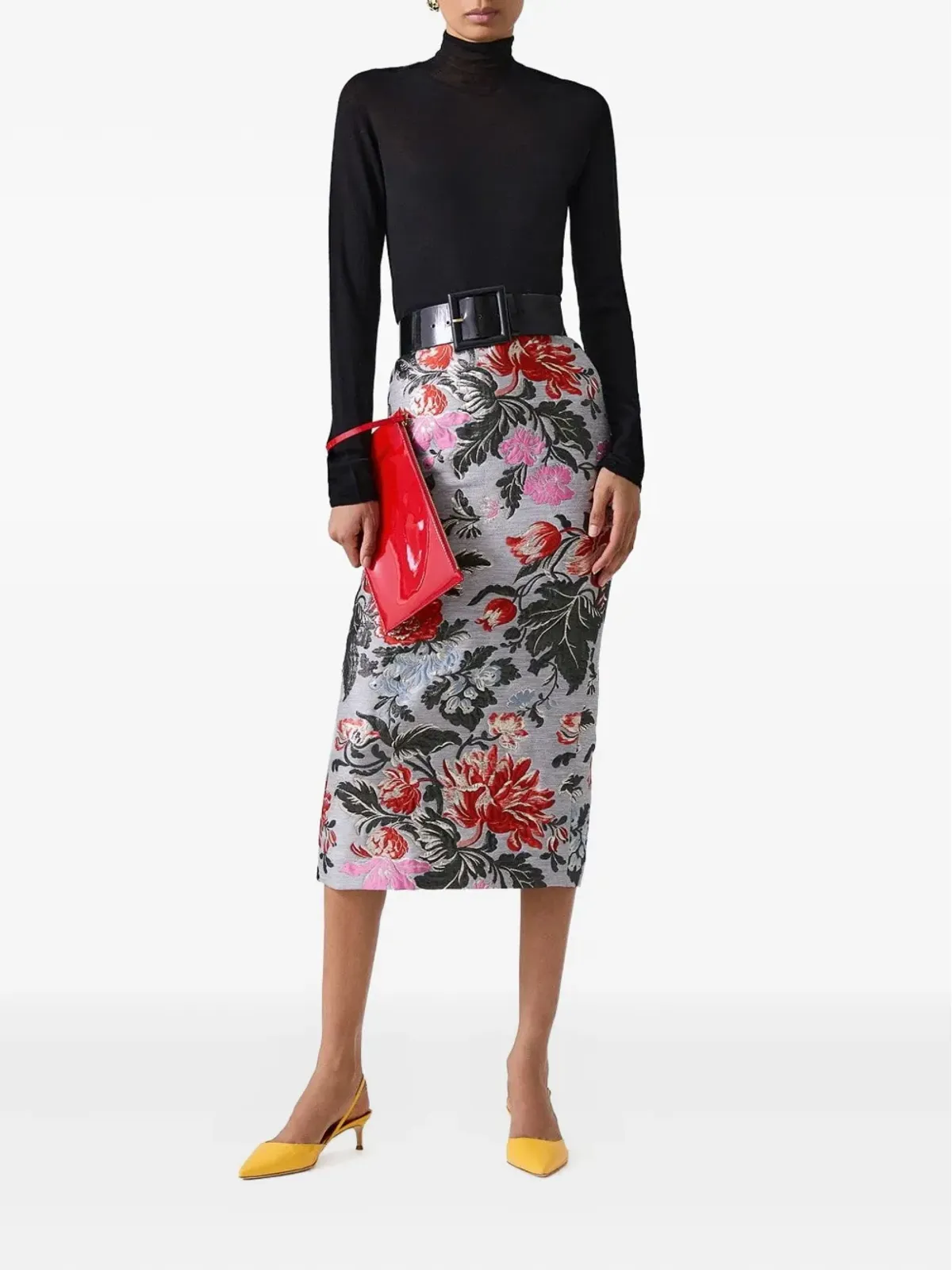 Carolina Herrera シアー タートルネックトップ - ブラック - 画像2