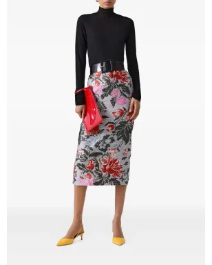 Carolina Herrera シアー タートルネックトップ - ブラック - サムネイル2