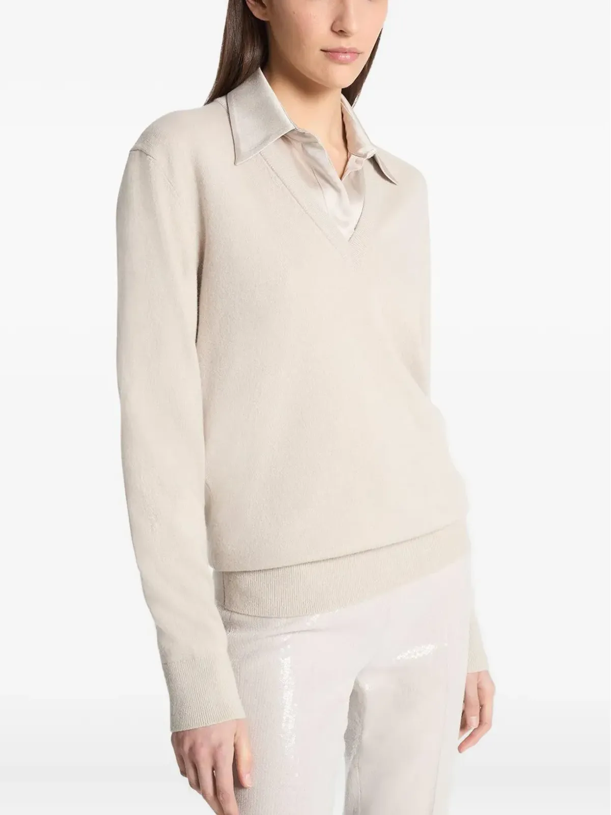Michael Kors Collection Vネック長袖セーター - 画像2