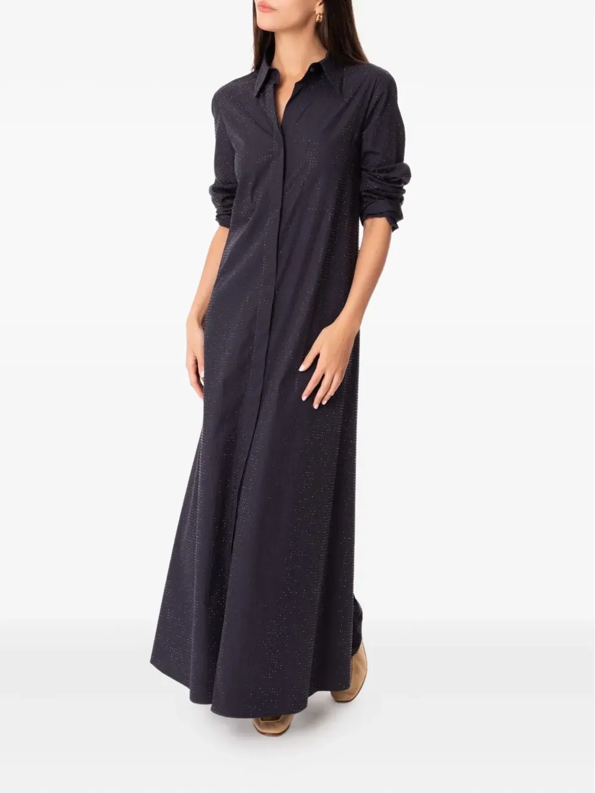 TWP Jenny's crystal-embellished shirt dress - 画像2