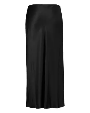 SABLYN Miranda bias-cut midi skirt - Black - サムネイル5