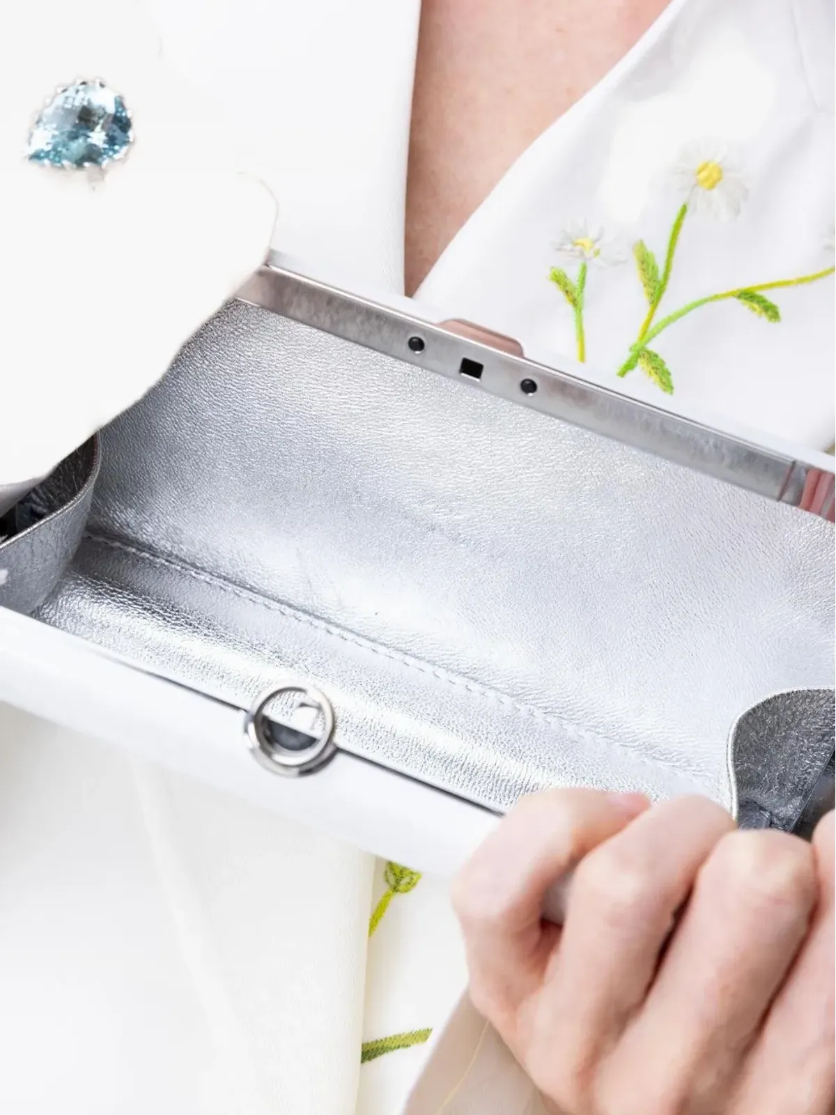 Jeffrey Levinson Finley Clutch - Touring White - 画像4