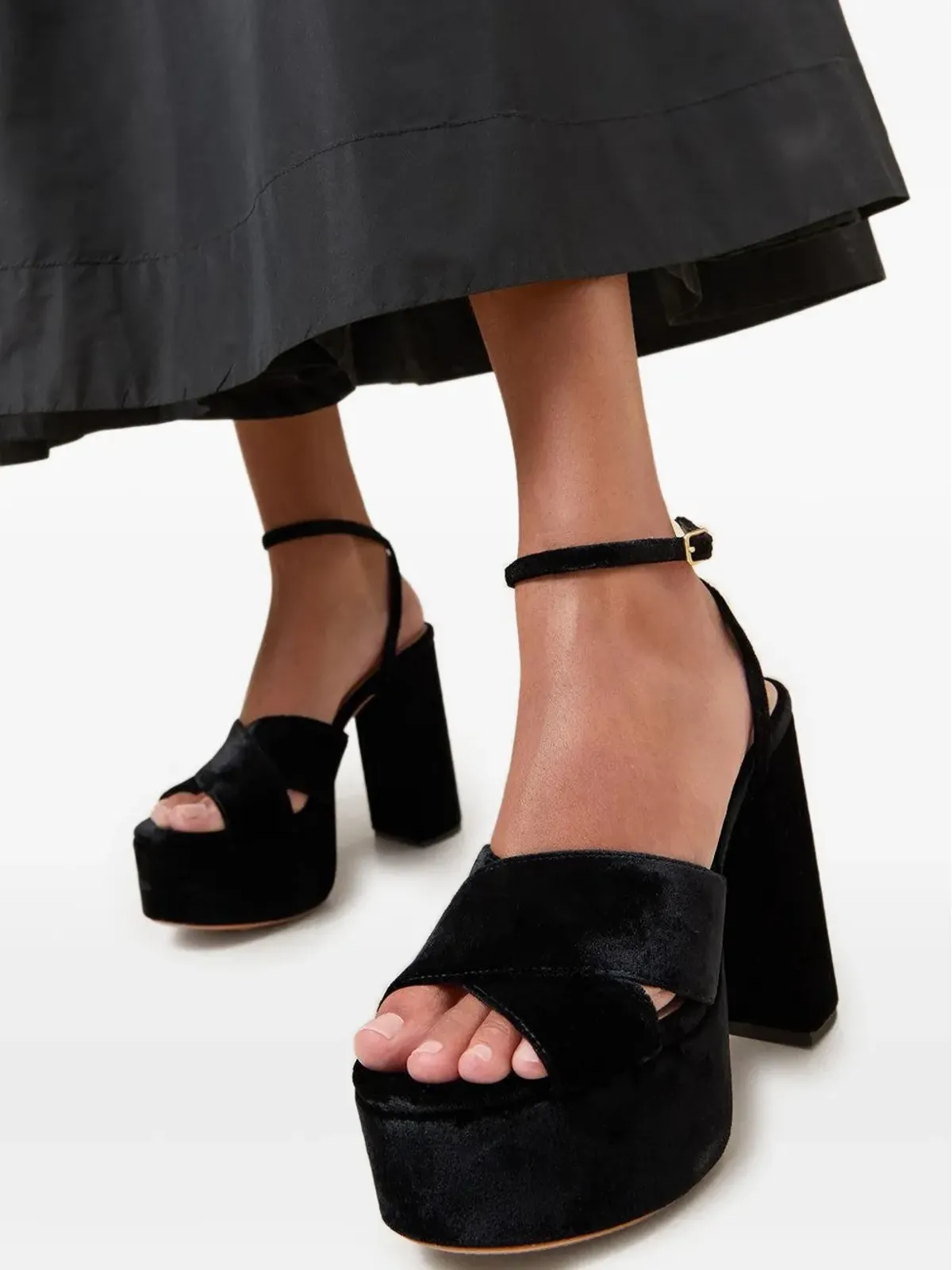 Loeffler Randall ロレッタ プラットフォームサンダル - 画像5