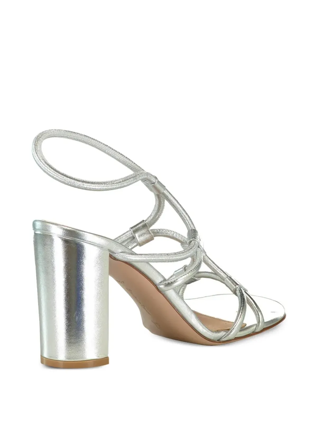 Gianvito Rossi ノットレザーサンダル - 画像2
