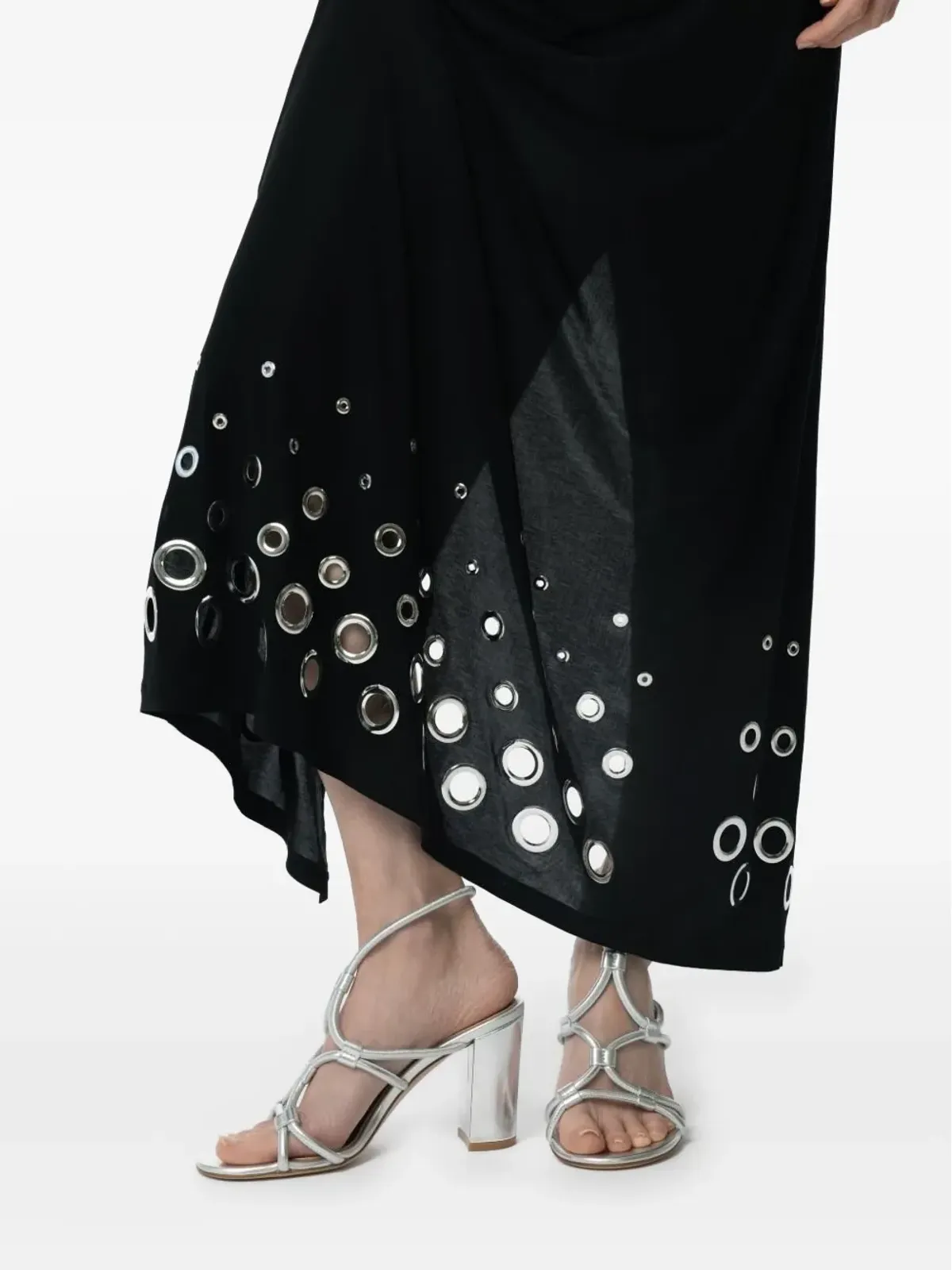 Gianvito Rossi ノットレザーサンダル - 画像3