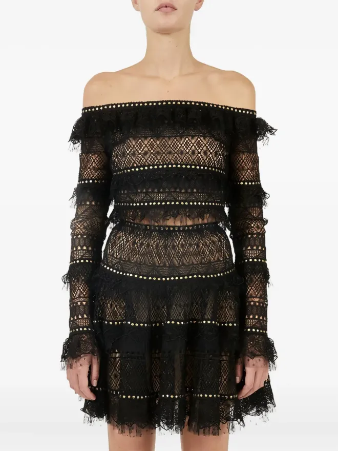 Elie Saab Elie Saab オフショルダーレーストップの商品画像