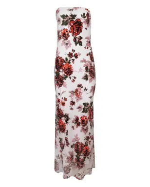 Rodarte 花柄プリント ストラップレス ガウン - サムネイル1
