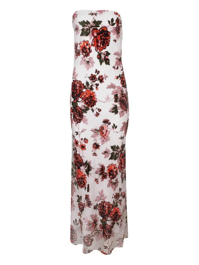 Rodarte Rodarte 花柄プリント ストラップレス ガウンの商品画像