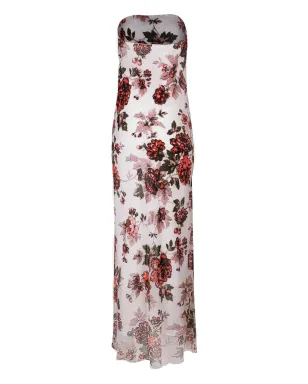 Rodarte 花柄プリント ストラップレス ガウン - サムネイル4
