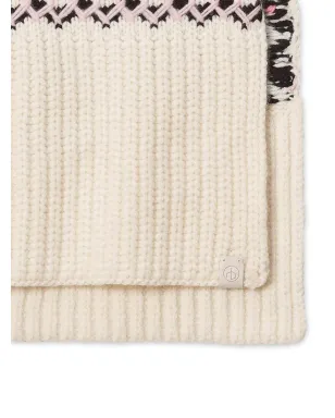 rag & bone レイ フェアアイルリブ編みスカーフ - Neutrals - サムネイル2