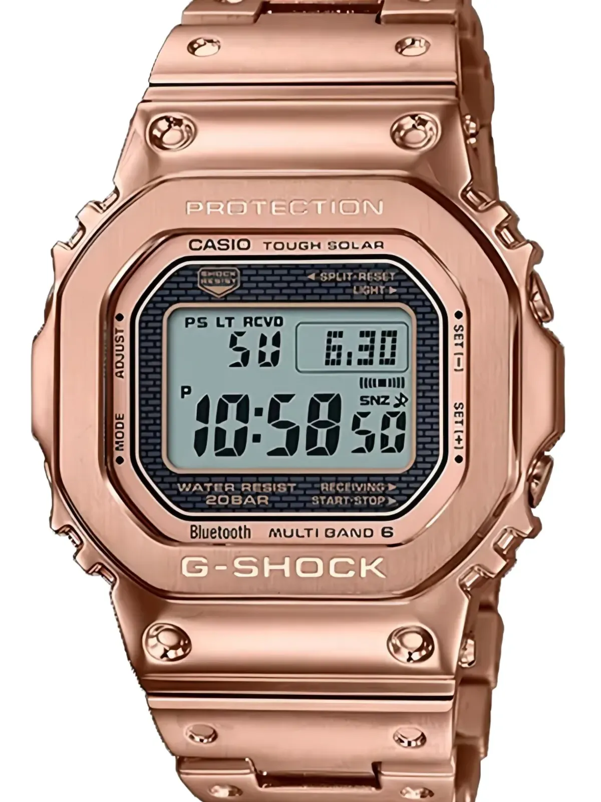 Casio ステンレススチールウォッチ グレー - 画像2