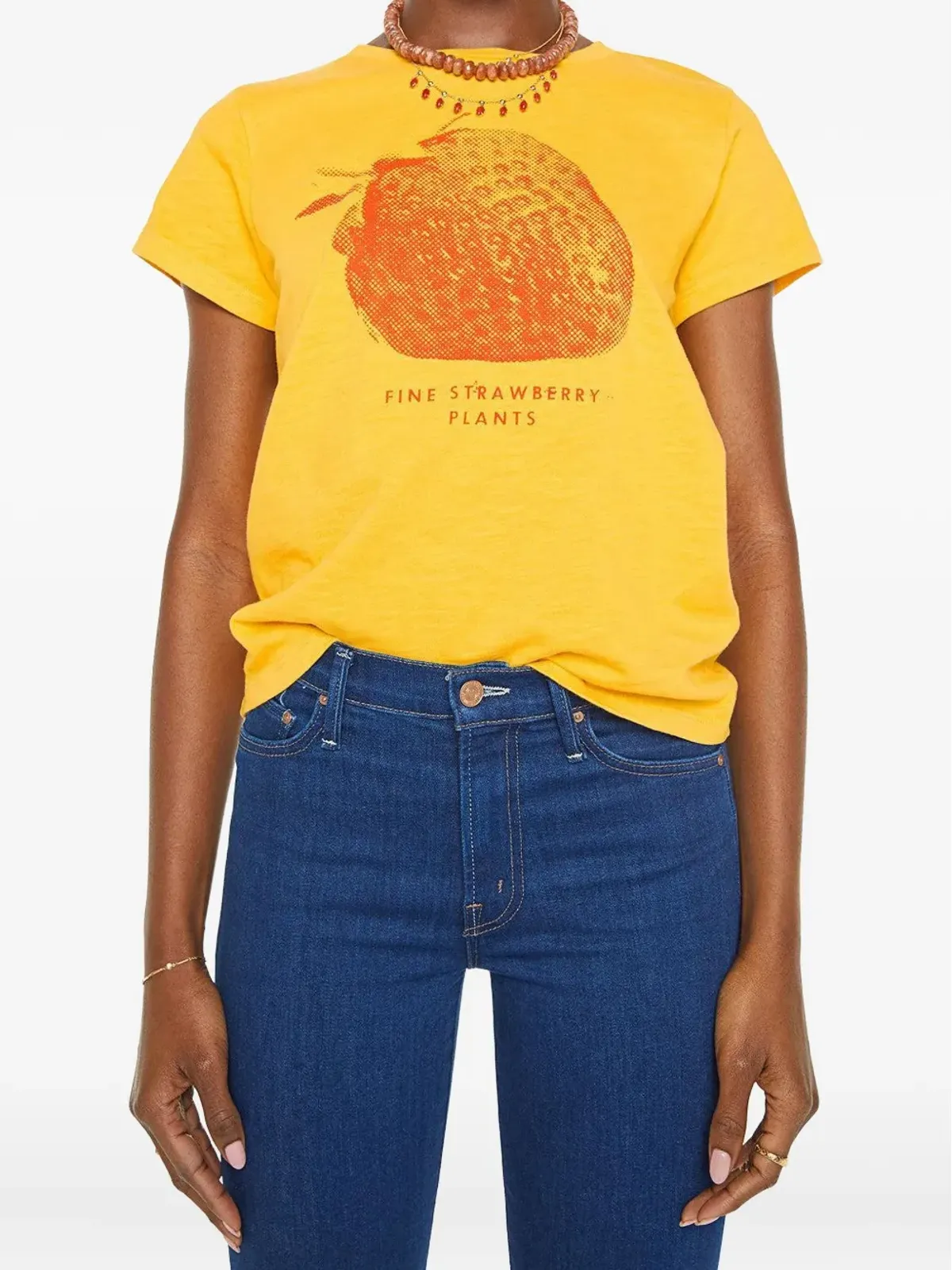 MOTHER シンフル・ストロベリープリントTシャツ - 画像2