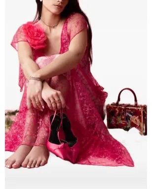 Rodarte 花柄レースのフリルドレス - サムネイル4