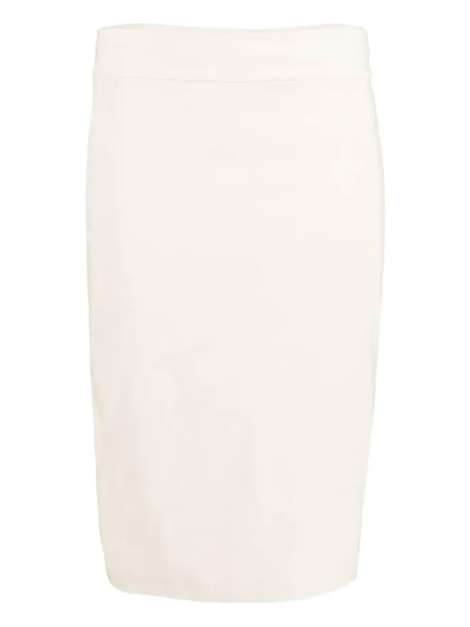 Avenue Montaigne Avenue Montaigne pull-on pencil skirt - Whiteの商品画像
