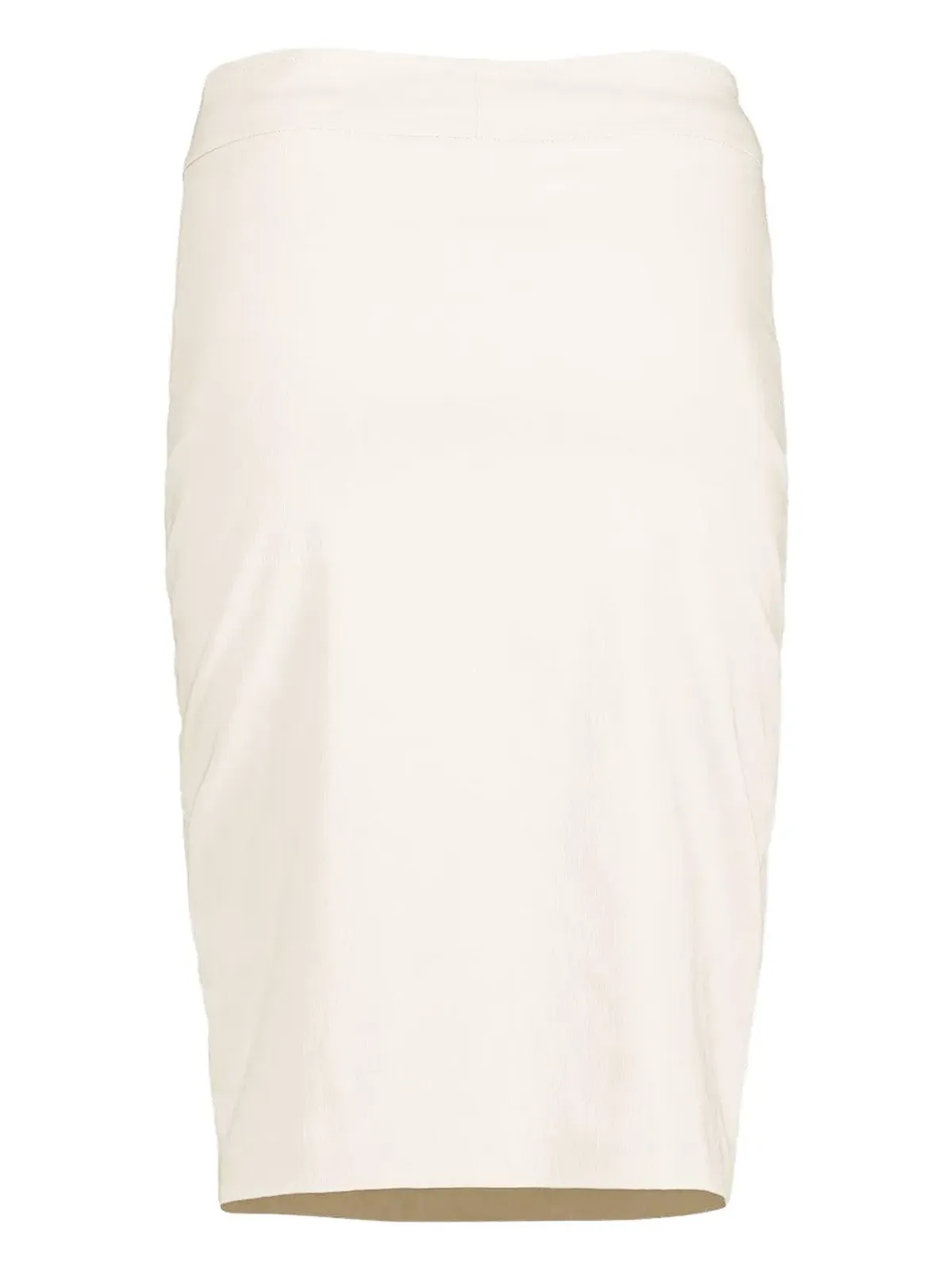Avenue Montaigne pull-on pencil skirt - White - 画像3