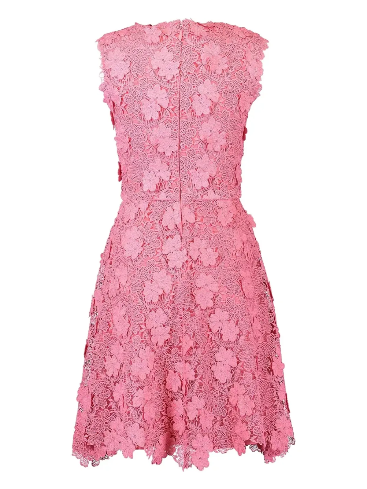 Monique Lhuillier フローラルレースドレス - 画像4
