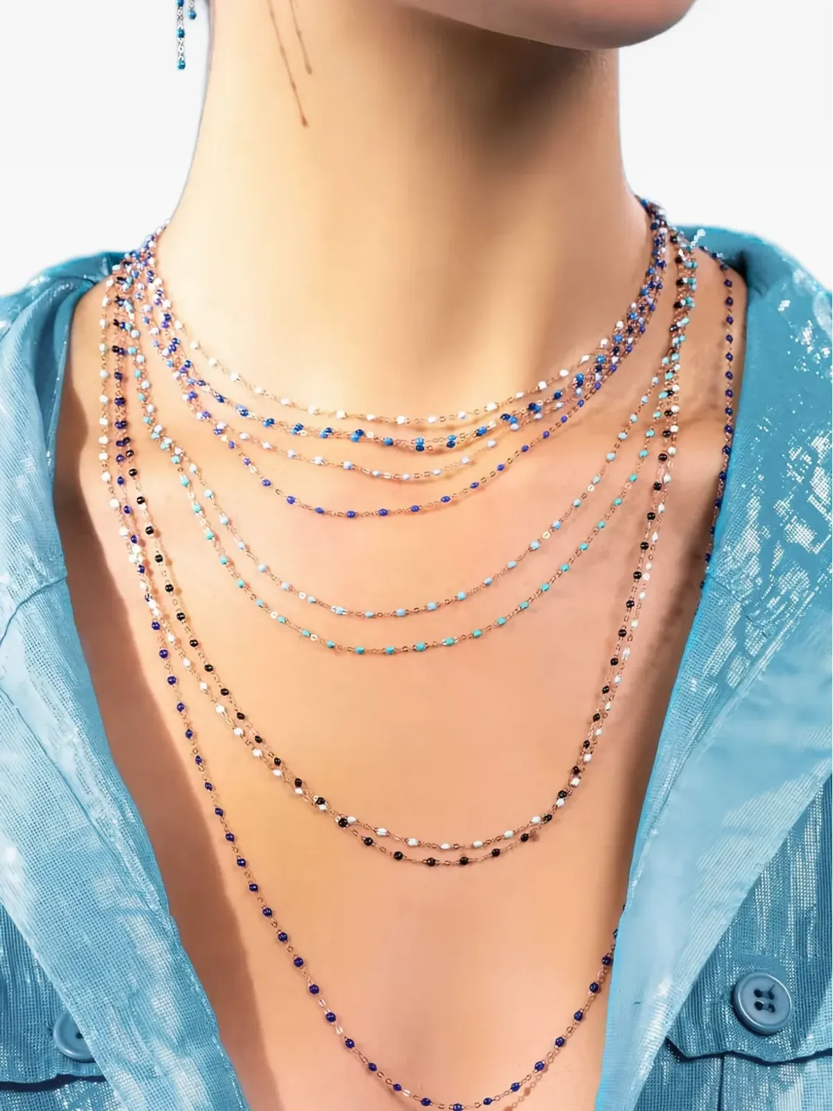 Gigi Clozeau 18K イエローゴールド ネックレス - ブルー - 画像2
