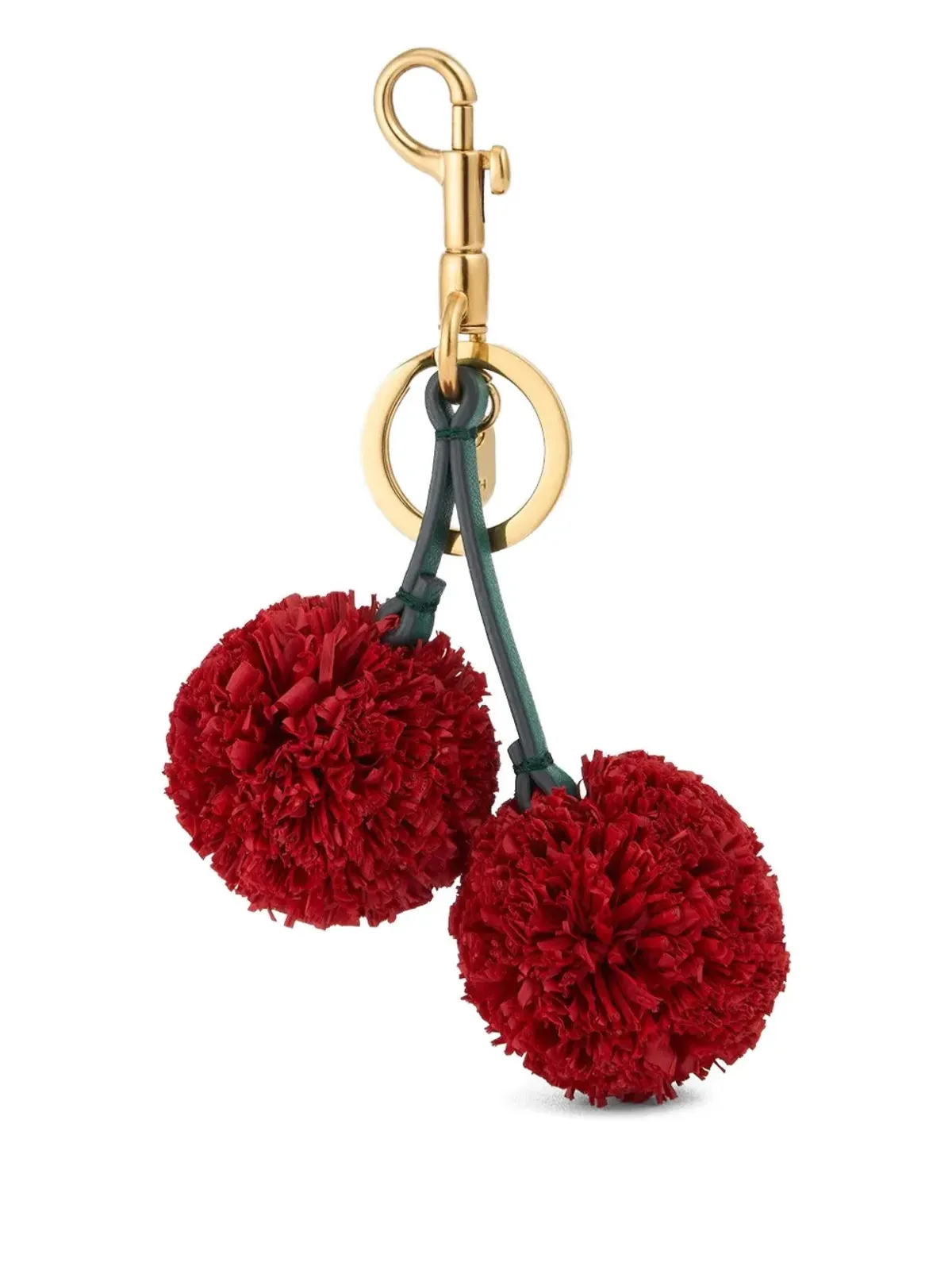 Anya Hindmarch チェリー・チャーム ポンポン キーホルダー - 画像5