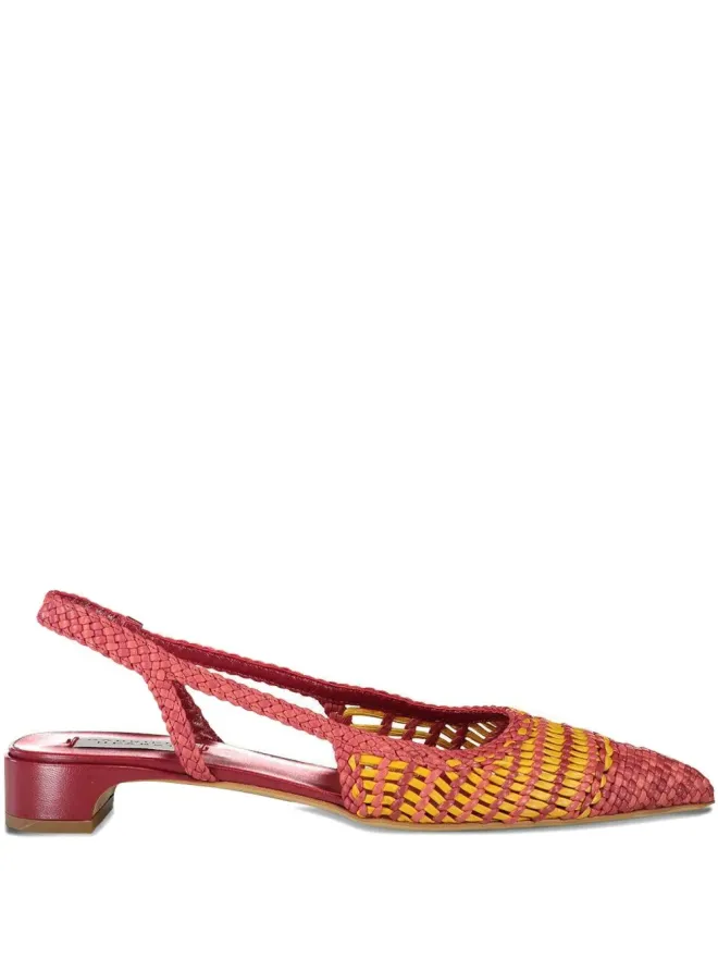 Gabriela Hearst Gabriela Hearst ペロ・インターウォーブン・スリングバックパンプスの商品画像