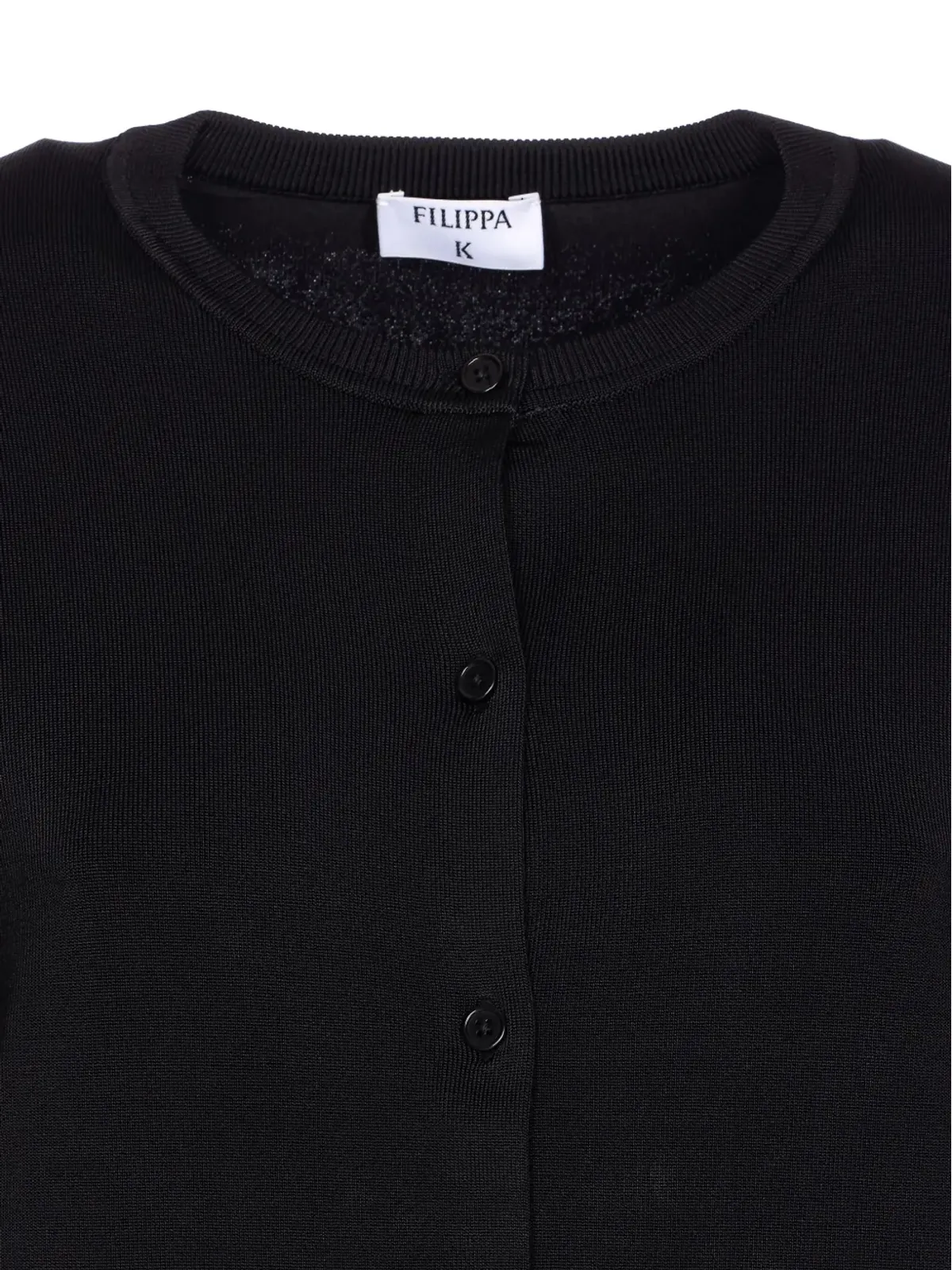 Filippa K ボタンフロント クルーネック カーディガン - 画像4