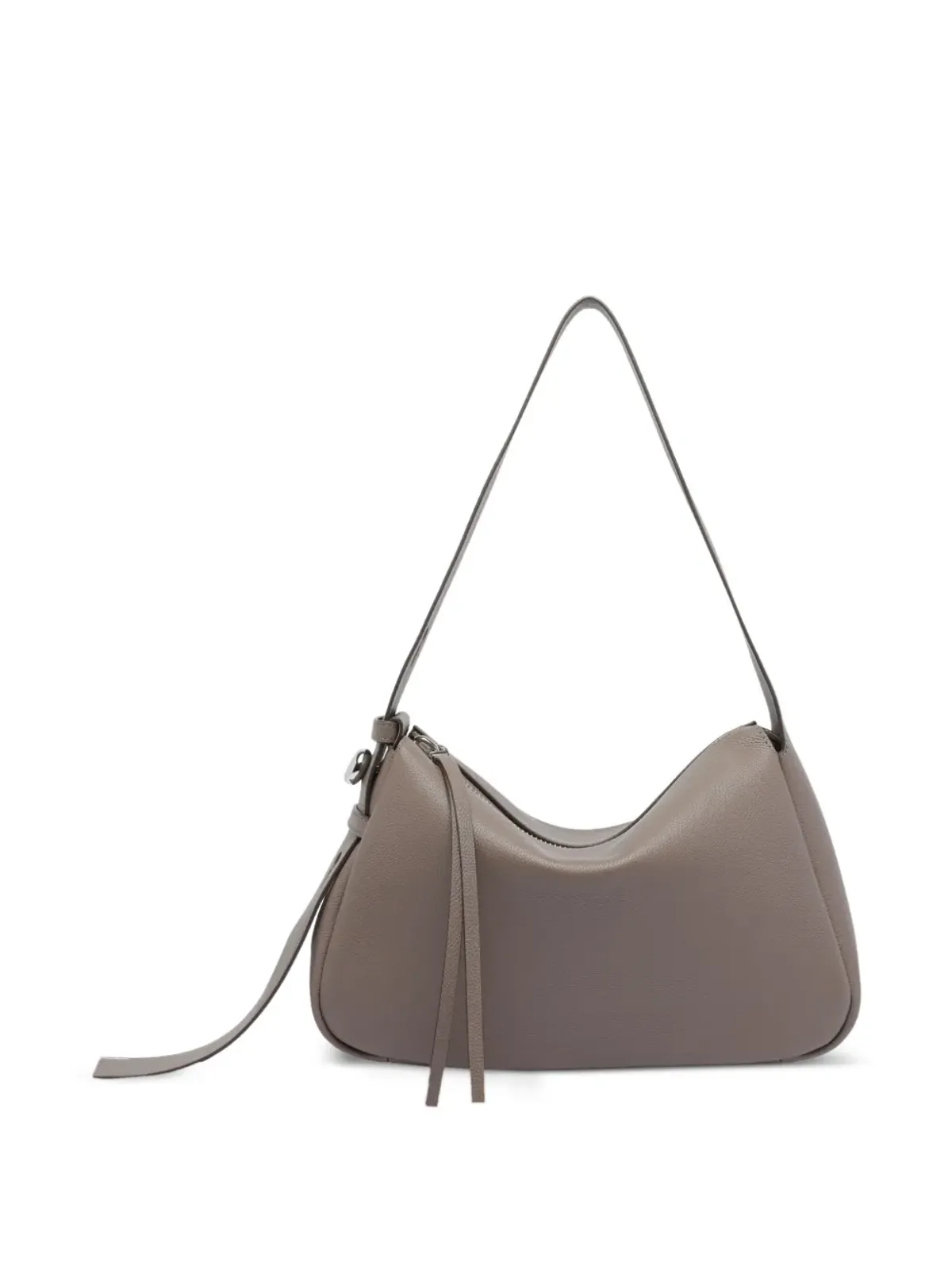 Tory Burch Romy ジップファスナー付き レザー ショルダーバッグ - 画像3