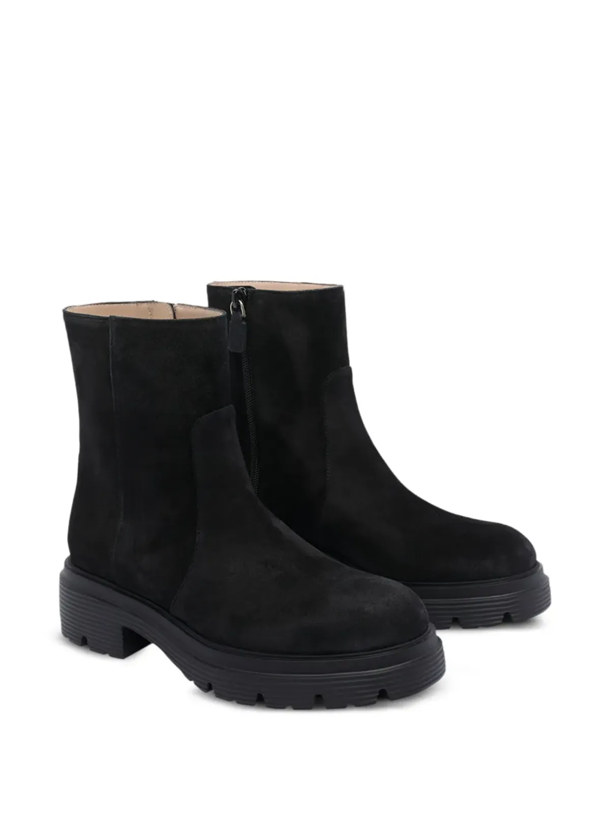Stuart Weitzman ジップディテール スウェード ブーツ - 画像2