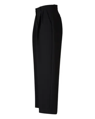KHAITE pleated high-waisted trousers - Black - サムネイル3