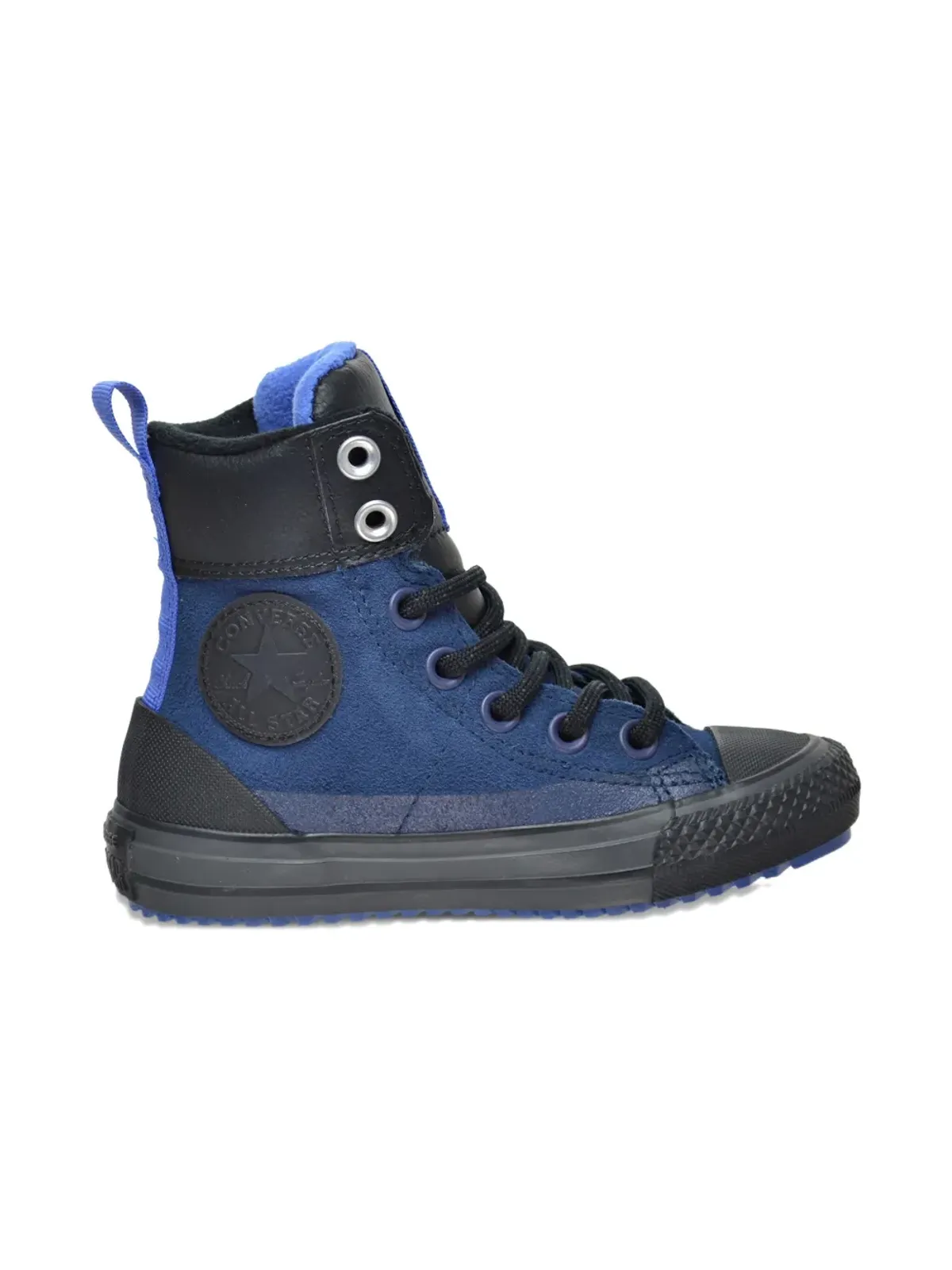 Converse Kids チャック・テイラー・オールスター アスファルト ネイビー/オキシゲンブルー/ブラック ハイカットスニーカー - 画像2