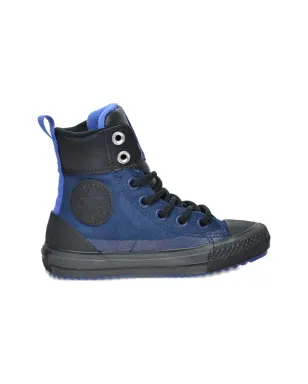 Converse Kids チャック・テイラー・オールスター アスファルト ネイビー/オキシゲンブルー/ブラック ハイカットスニーカー - サムネイル2