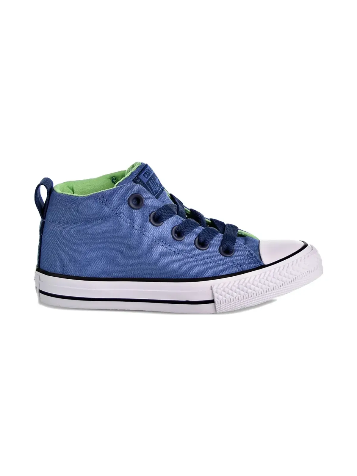Converse Kids チャック・テイラー オールスター ストリートミッド PS ブルー/ネイビー スニーカー - 画像2