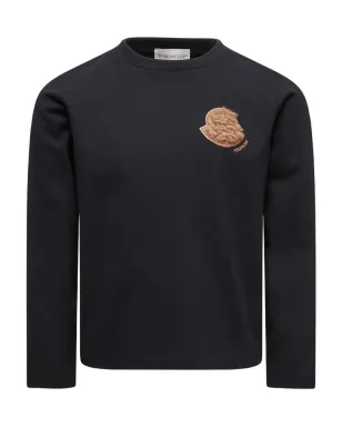 Moncler Enfant ロゴパッチ長袖トップ - サムネイル1