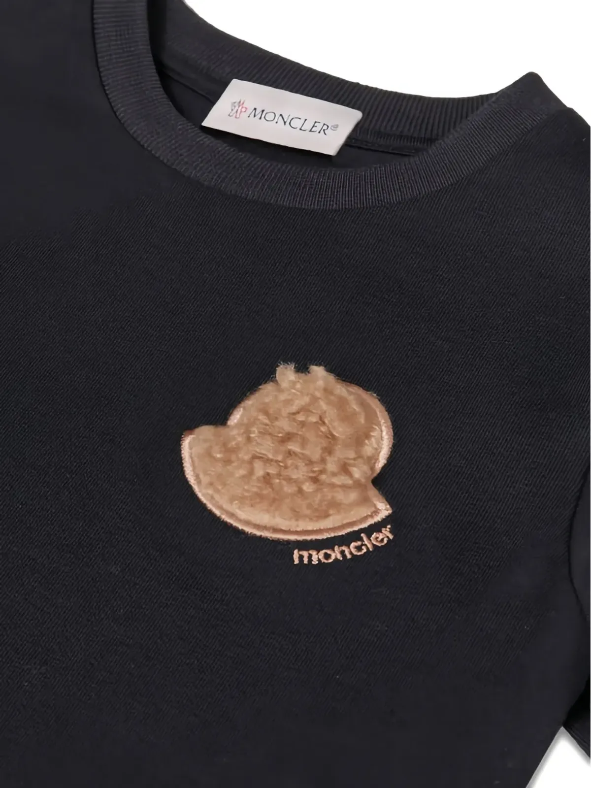 Moncler Enfant ロゴパッチ長袖トップ - 画像3