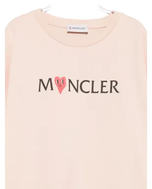 Moncler Enfant ハートロゴ コットン Tシャツ - サムネイル3