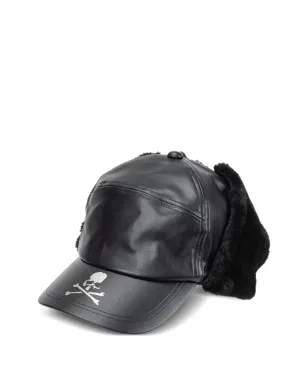 Mastermind World フェイクファー レザーキャップ - サムネイル1
