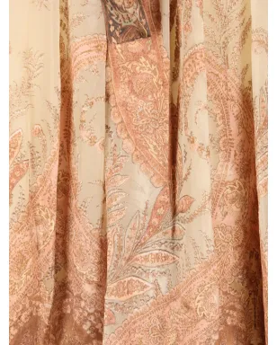 ZIMMERMANN ヒプノティック ペイズリープリント ネックタイ結び ミニドレス - サムネイル3