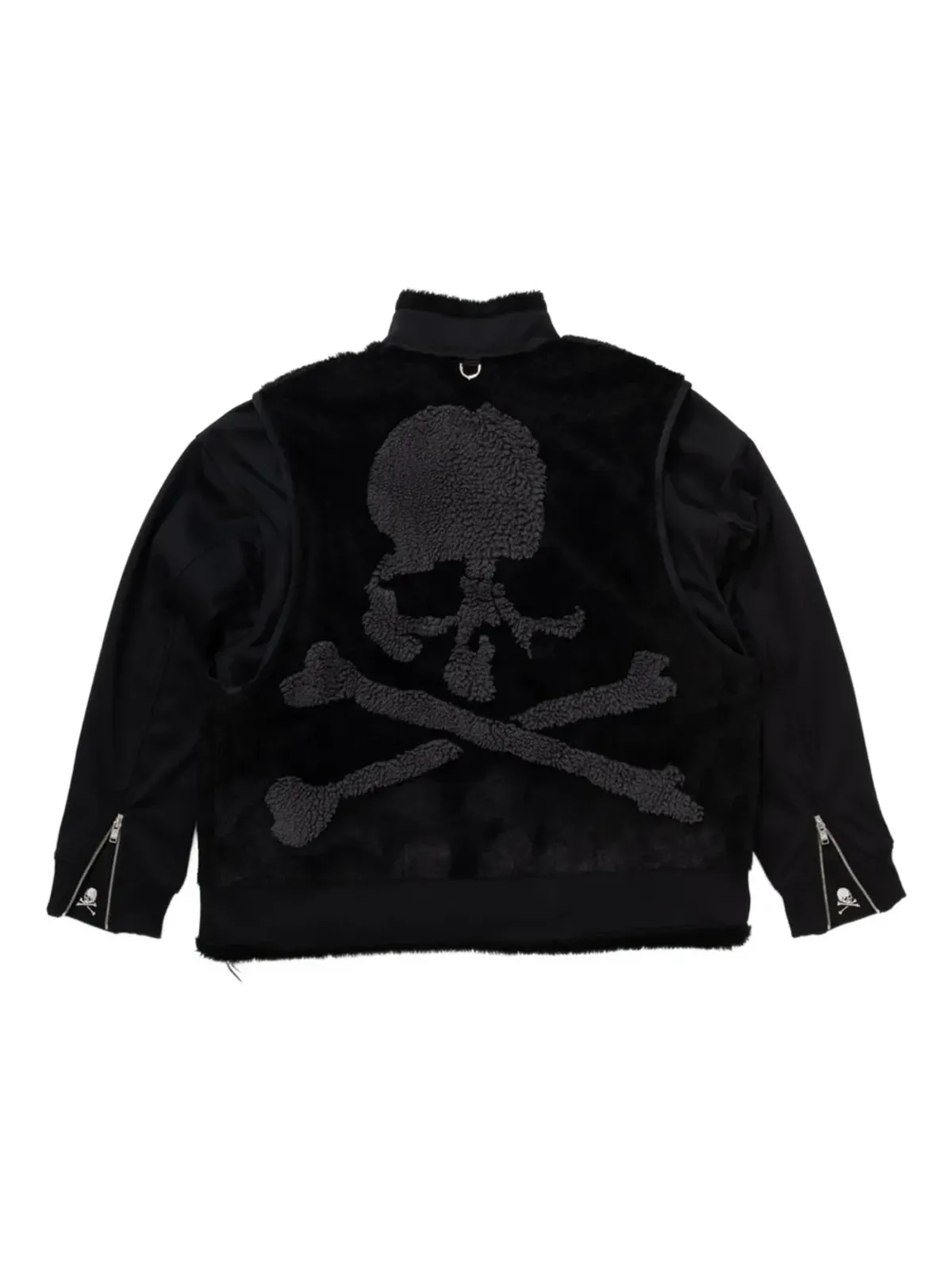 Mastermind World シェルパーフリース×スカルモチーフのレイヤードジャケット - 画像2