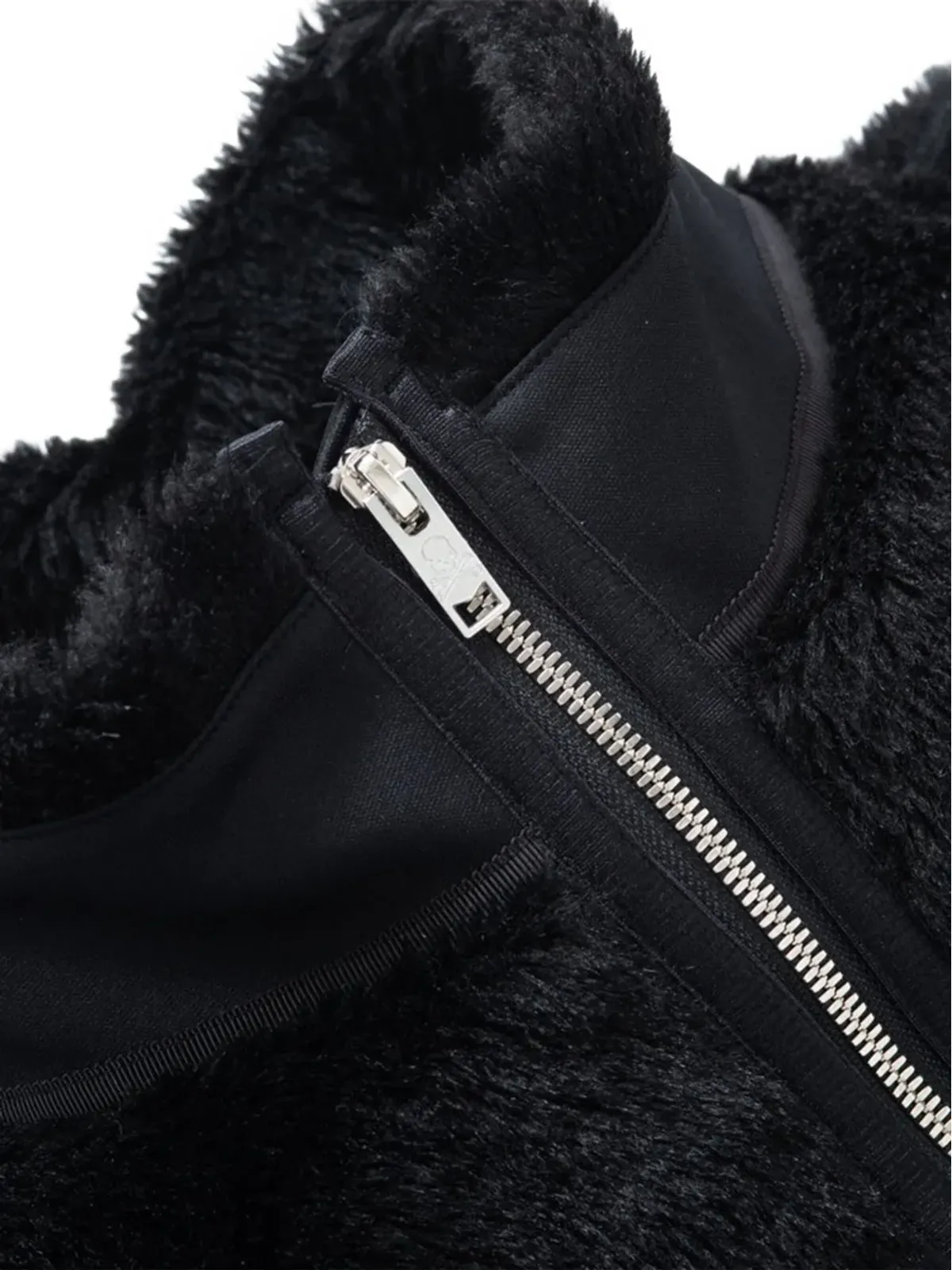 Mastermind World シェルパーフリース×スカルモチーフのレイヤードジャケット - 画像3