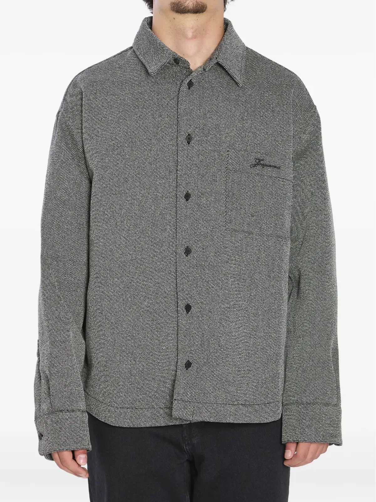 Jacquemus Molino ポイントカラー ボタン付き シャツジャケット - 画像1