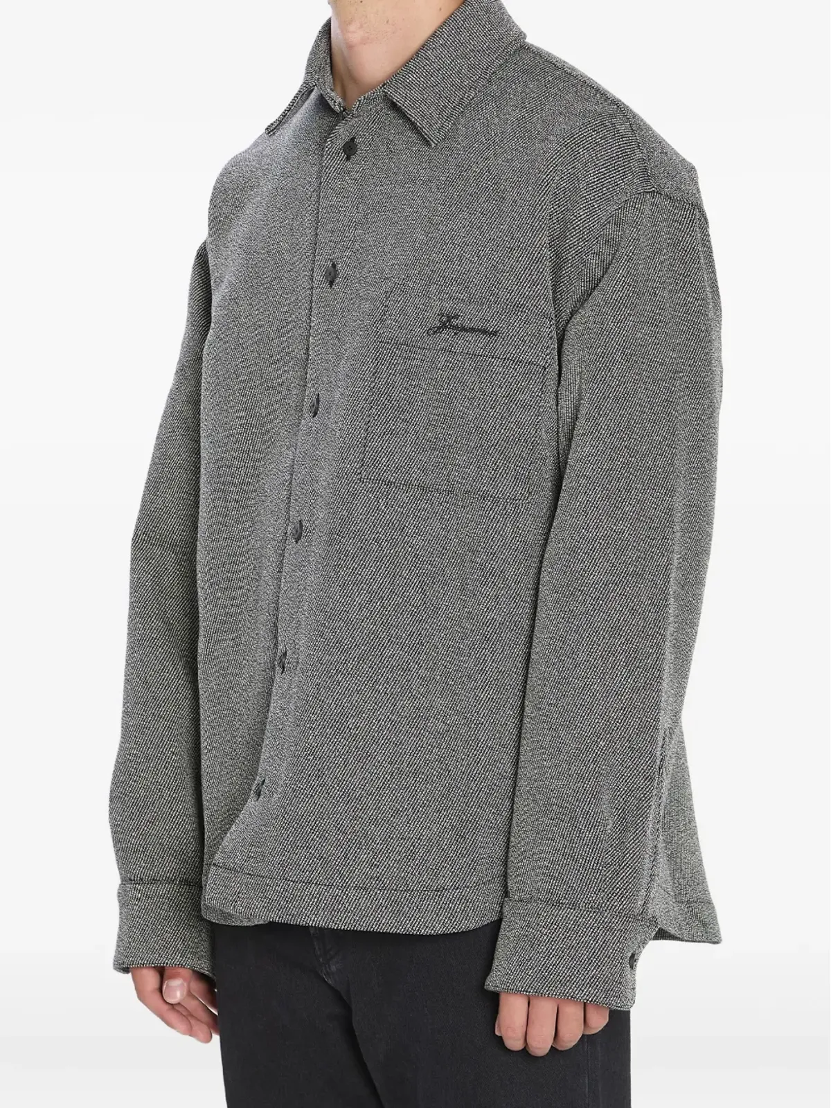 Jacquemus Molino ポイントカラー ボタン付き シャツジャケット - 画像2