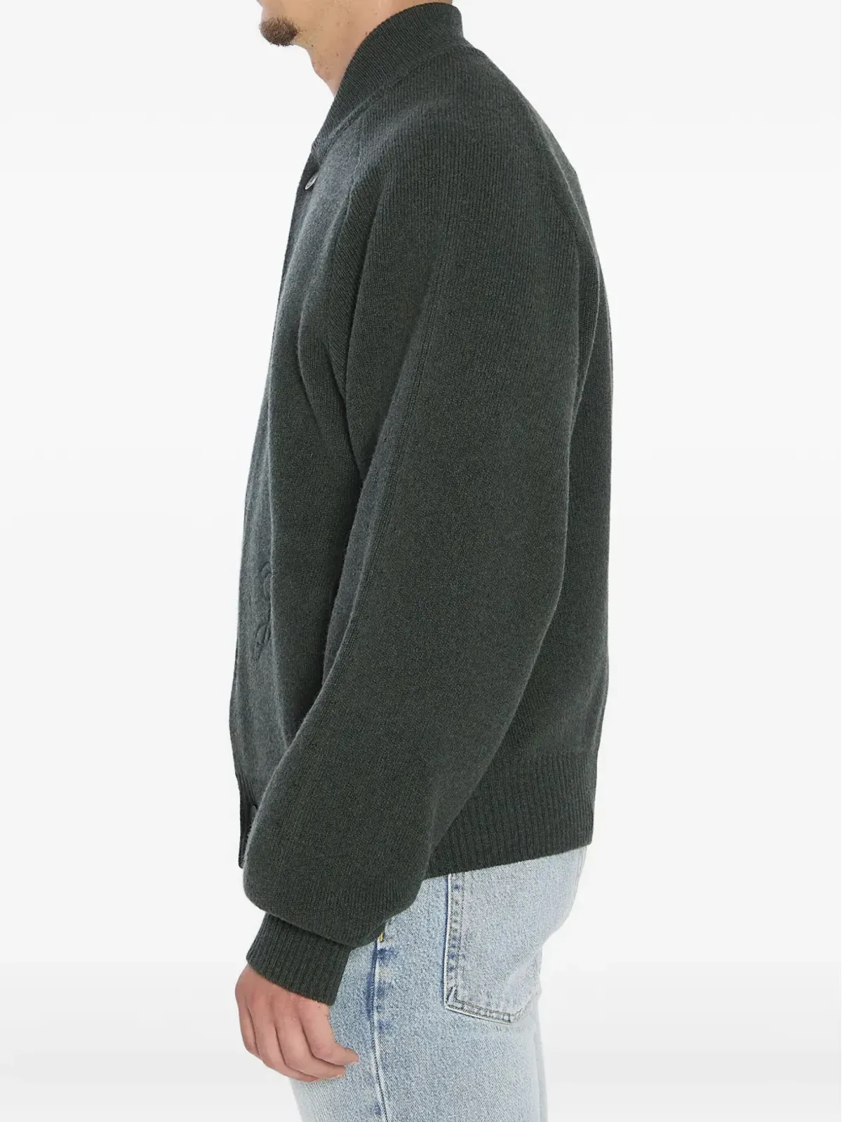 Jacquemus リブ編み ラグランスリーブ カーディガン - 画像3