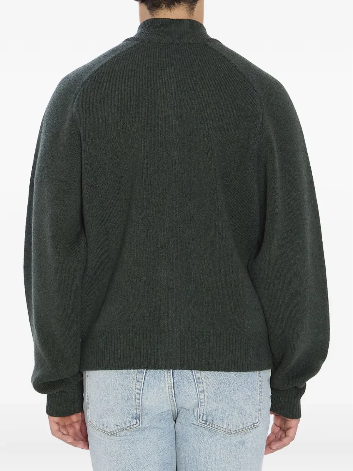 Jacquemus リブ編み ラグランスリーブ カーディガン - 画像4