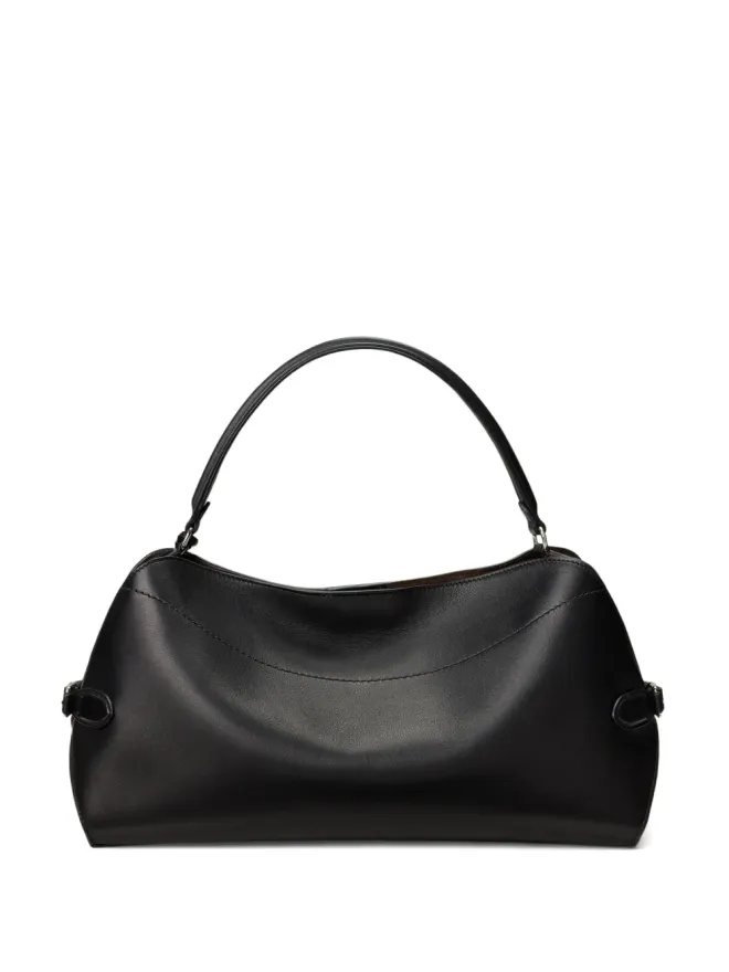 Ralph Lauren Collection Ralph Lauren Collection レザーショルダーバッグ - ブラックの商品画像