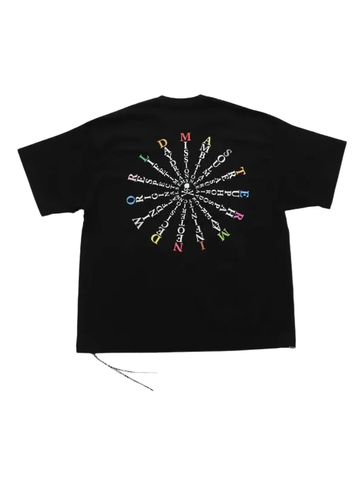 Mastermind Japan ドローストリング・グラフィックTシャツ ブラック - 画像2