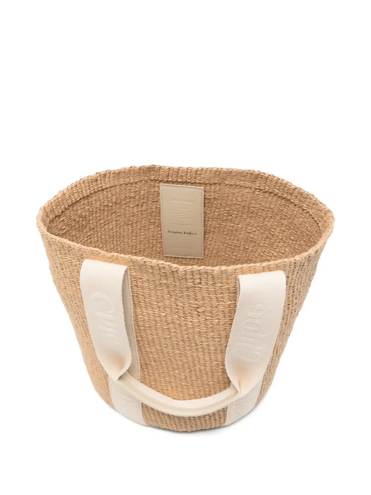 Chloé 編み込みストロートートバッグ - 画像5