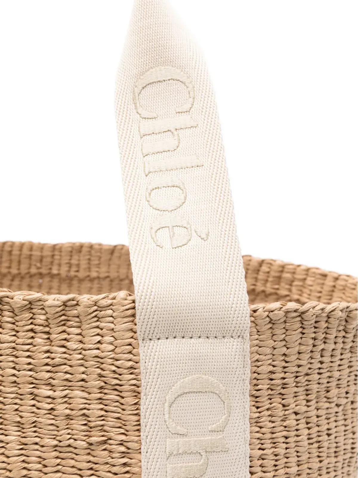 Chloé 編み込みストロートートバッグ - 画像4