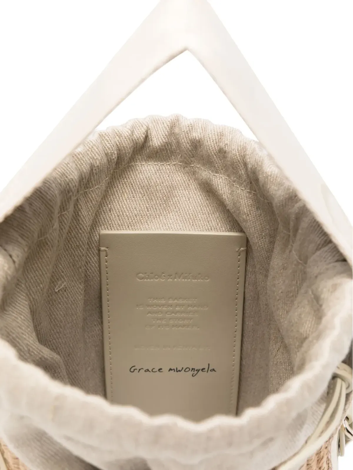Chloé 小ロゴプリント バケットバッグ - Neutrals - 画像5