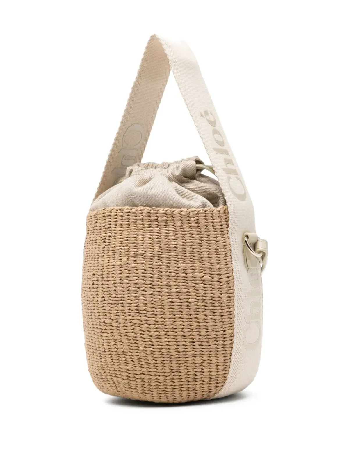 Chloé 小ロゴプリント バケットバッグ - Neutrals - 画像3