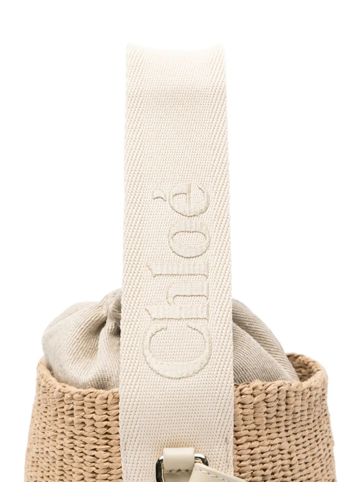 Chloé 小ロゴプリント バケットバッグ - Neutrals - 画像4