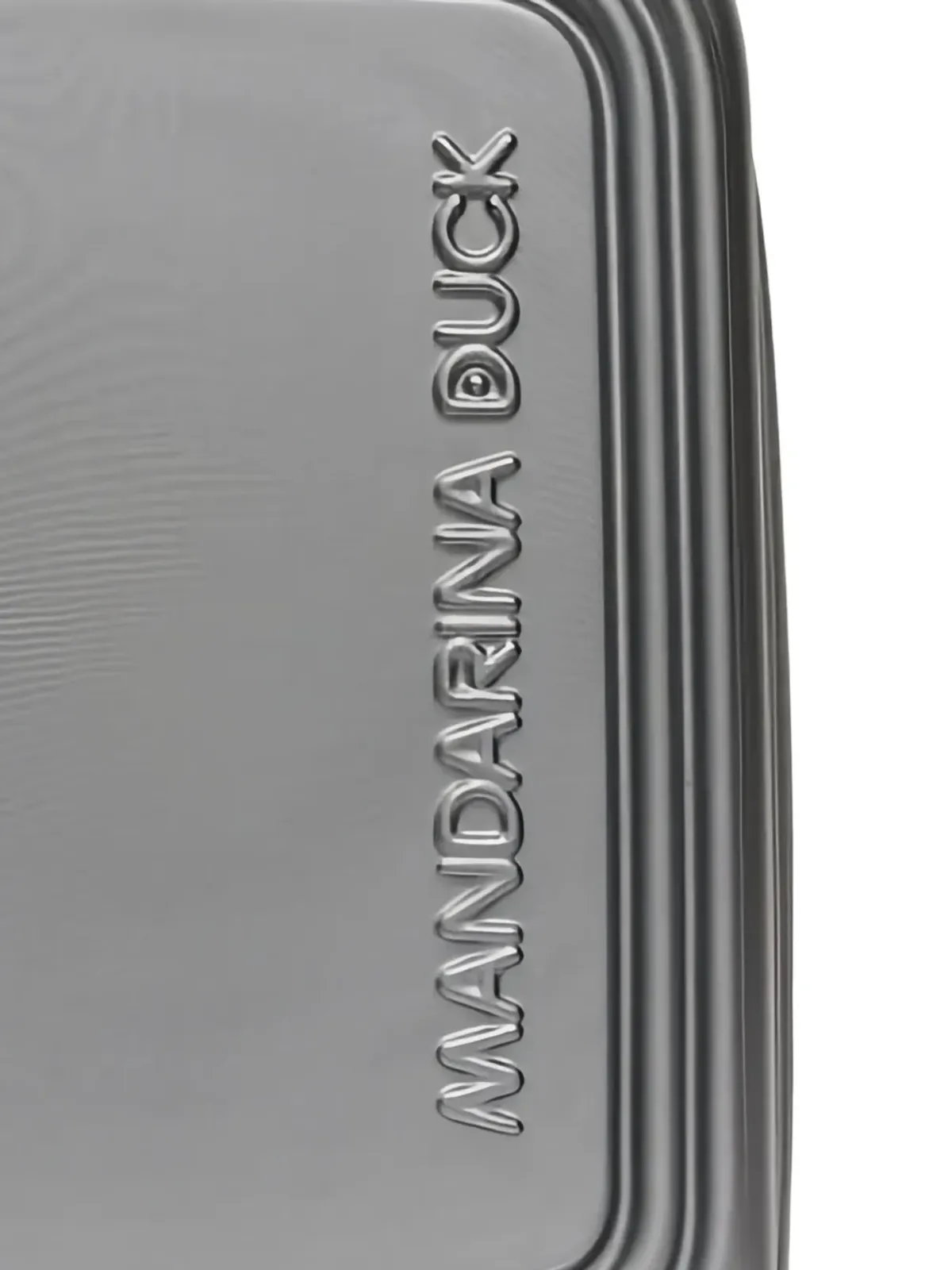 Mandarina Duck embossed logo suitcase - Silver - 画像2