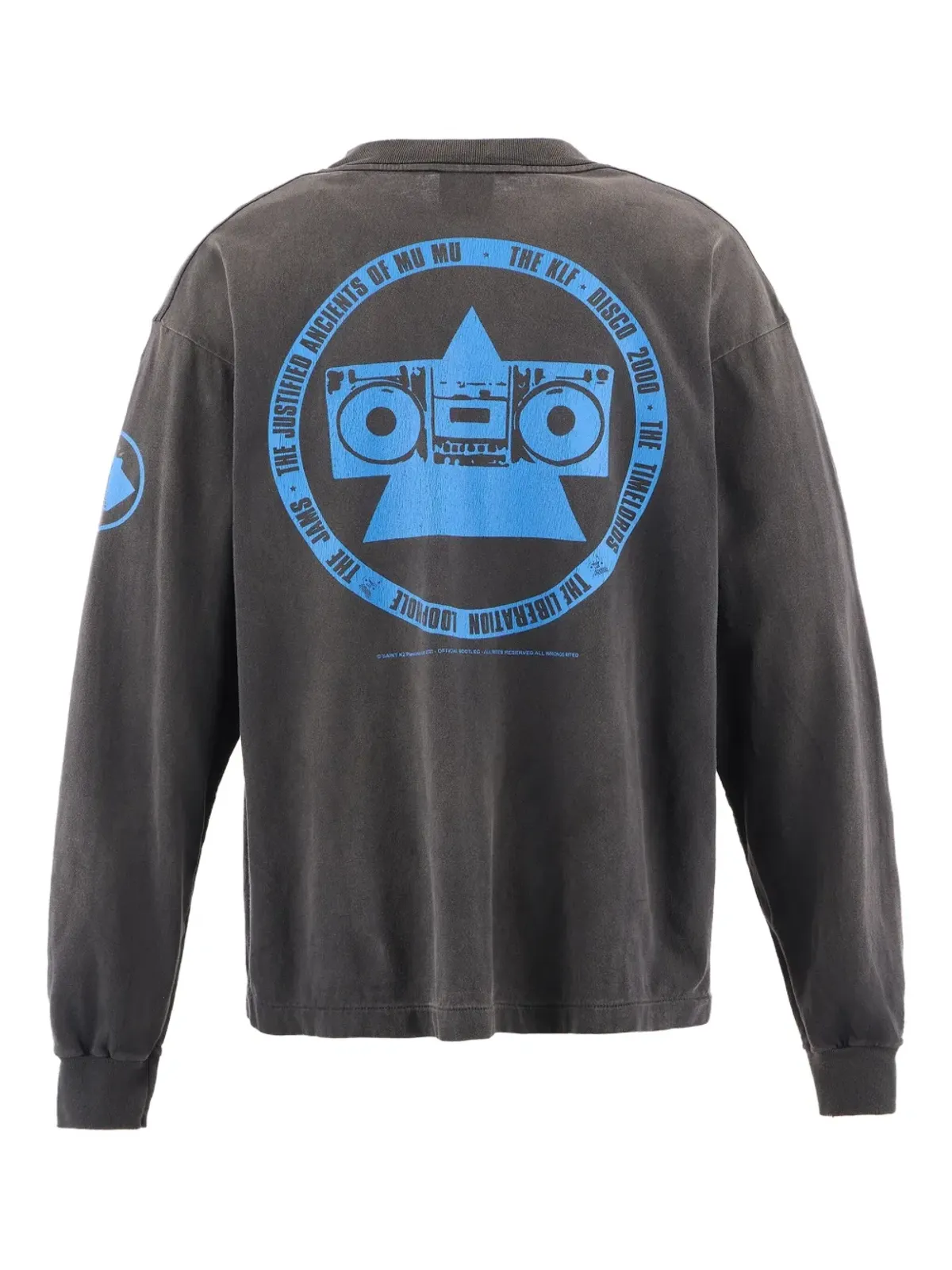 SAINT MXXXXXX KLF ロングスリーブ Tシャツ - ブラック - 画像2
